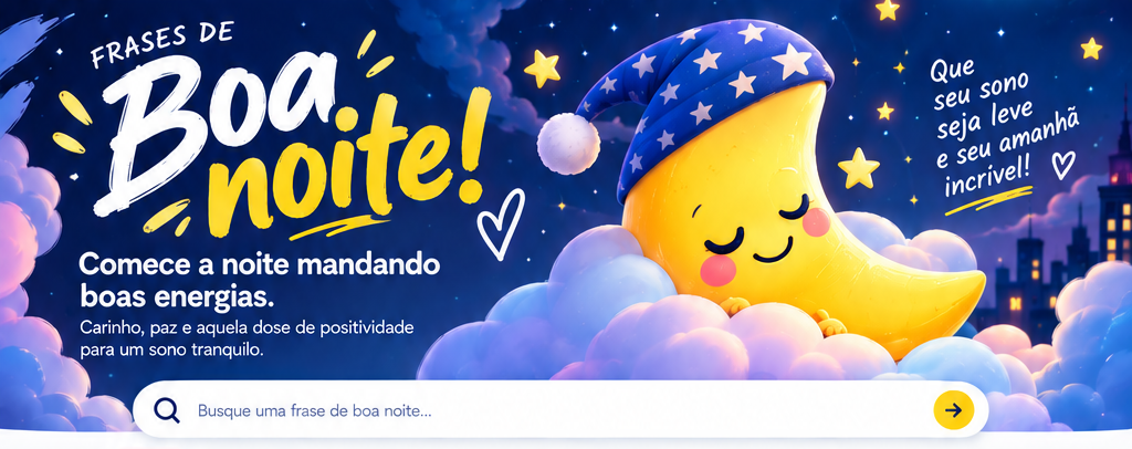 Frases de boa noite